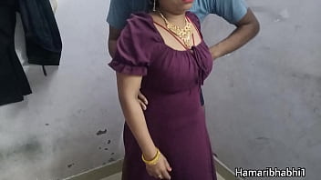 Preview 1 of After School - Indian Desi Bhabhi Aishwarya Fucked in Hot velvet dress.