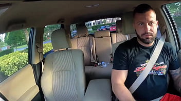 Preview 1 of Sexcom Tamil Ht - Step Sisters Seduce Handsome Uber Driver In Public