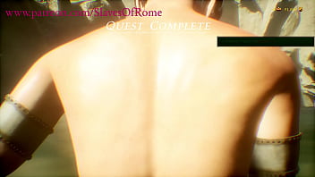 Preview 1 of Alkoll Sex Izle - Slaves of Rome Game - Fucking the Desert Nymph
