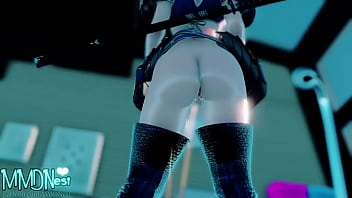 Preview 3 of Brazil Lezdom Scat - Ninja Miku - Sexy Mi! (by MMDNest)