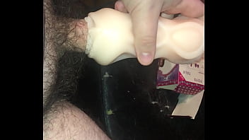 Preview 4 of Doctor And Techar - cam cums in his toy~