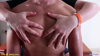 Preview 3 of Extreme Cum Down Throat Brutal - Hot guy getting edged and nipple played