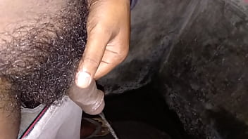 Preview 2 of Xxsdxx - Hot pissing in Indian bathroom big black cock