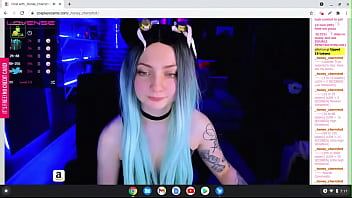 Preview 3 of Emilia Boshe Huge Tits - cosplay slut just being a slut on webcam