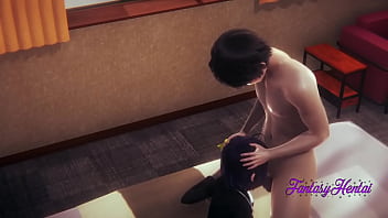 Preview 4 of Lost In Vacation Part 2 - Chuunibyou Deme Koi 3D Hentai - Rikka sucks and is fucked and cumed in her pussy and mouth - Anime Manga Japanese Porn