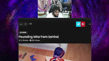 Preview 2 of Film Godzilla - Hinata Gets Smacked On Her Thicc Fat Ass,  Teen Mita Fucking,  Hu Tao Creampie