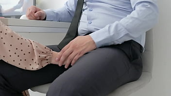 Preview 1 of Beeg Killed Sex - footjob in the office