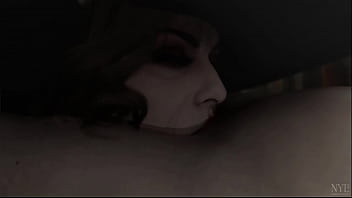 Preview 3 of Lobna Adibar - lady dimitrescus lamiendo vagina