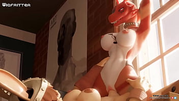 Preview 2 of Aurora Snow - Guilmon Wig Cowgirl