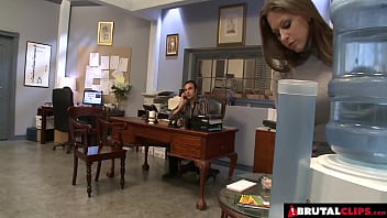 Preview 1 of Close Vedio - Rachel Roxxx Uses Her Big Tits To Make Her Boss Happy