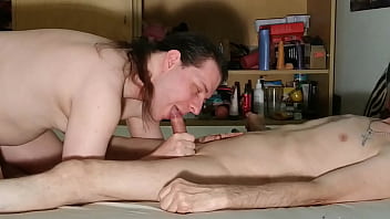 Preview 3 of Japanese Girl Treated Like Dog - Insane sensual blowjob for old man for a big load of cash HD
