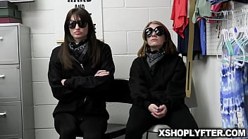 Preview 1 of Ponr Dogtor - LOVELY Dakota Burns and Mia Taylor were sent to the back office for some interrogation after being suspected of Vandalizing the Store