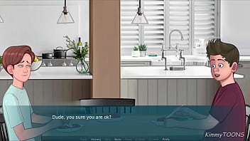 Preview 2 of Mother Fake Video - Stepmom suck stepson&#039_s Huge cock under the dinner table - kimmytoons