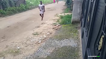 Preview 1 of Sanny Lione Foking Vodio - African Gift traveled from Lagos to Warri to meet her fan for a mad fuck
