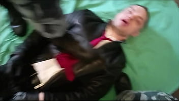 Preview 2 of Games X - Teaser Two cops arrested men in suit spit piss hit and suck hard