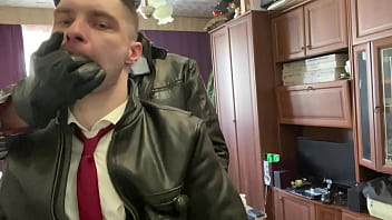 Preview 1 of Games X - Teaser Two cops arrested men in suit spit piss hit and suck hard