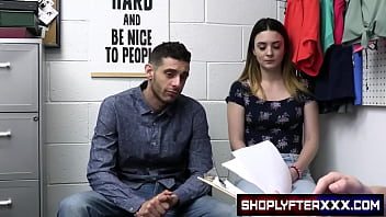 Preview 1 of The Evil Mistress Scat - Her boyfriend begs Kinsley to strike a deal to keep them both out of prison...and watches as she fucks loss prevention.
