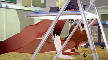 Preview 3 of Asian Small Penis Chok - Furry Hentai - deer-rabbit &amp_ boobjob and fucked - Anime Manga Japanese Yiff