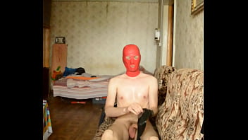 Preview 1 of Dog Garlxxvideo Hd Animl - Naked guy jerks off in latex knee socks and long gloves