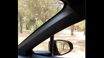 Preview 2 of Tube Ofice Anal - Punheta ao ar livre no carro na Cascata da Mata do Para&iacute_so
