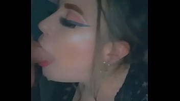 Preview 4 of Mayalane Cam - Swallowing a big cumshot after giving sloppy head