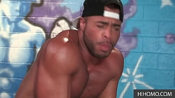 Preview 3 of Xnxx Arap Bokong Montok - Micah Brandt and Alex Mecum fall on each other during workout