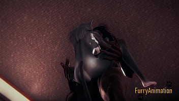 Preview 3 of School Xxxxnnnxxxx - Furry Hentai - Beast and Black Cat having wild sex with creampie - Yiff anime manga japanese cartoon porn 3D