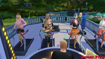 Preview 1 of Alina Lol - Anime ecchi Cap 12 el maestro roshi entrena a todas las chicas y al fina logra follarse a una de sus alumna como a el le gusta folla anal