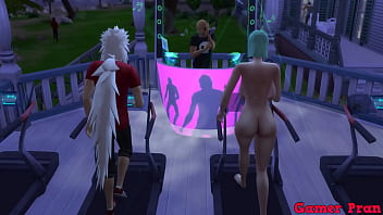 Preview 1 of New Sex Irani Ok - Anime ecchi Cap 13 jiraiya fue al entrenamiento luego se pone hablar con bulma sobre que le gusta como se le ven sus tetas le dice quiero folla otra ves contigo