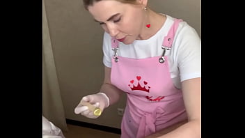 Preview 2 of Penis Like Self Sex Alone Girls - Russian hottest depilation mistress SugarNadya shows how to do Deep Bikini Men How to wax a penis