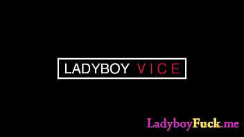 Preview 1 of Gloryhole Alessa - Big tits ladyboy New gets ass fucking hard by a white client with big dick