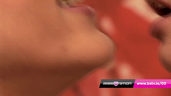 Preview 1 of First Time Bro Sis Sex Videos - Sexy stockings lesbian shag with Bonnie &amp_ Chloe Lovette