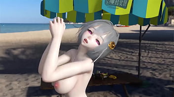 Preview 4 of Women Pigs Farm - 【Azur Lane MMD 60FPS】Good-night Kiss&mdash_SiriusBlue【016】[soft body] (491033063)