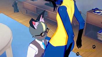 Preview 1 of Jony Sins Sikis - Anima Crossing Pokemon Furry Yaoi 3D - Lucario &amp_ Raymond blowjob and fucked - Anime Manga Yiff Japanese Gay