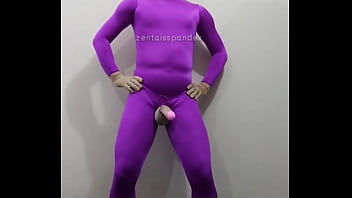 Preview 2 of No Boys Here - Zentai the phantom penis fight zentaisspandex movie porn