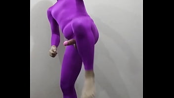 Preview 3 of No Boys Here - Zentai the phantom penis fight zentaisspandex movie porn