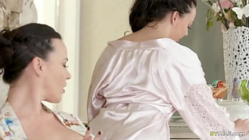 Preview 1 of Hot Fucked B8g - Special Threesome Nuru Massage
