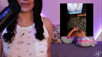 Preview 2 of Olivia Fox Full - asmr reaccion a videos de mis fans ilusion agatha episodio 18