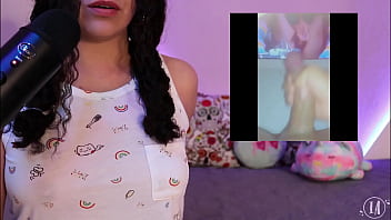 Preview 3 of Olivia Fox Full - asmr reaccion a videos de mis fans ilusion agatha episodio 18