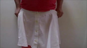 Preview 2 of Natasa Xxx Bideo Sex - Pink and White Outfit by Pinky 396