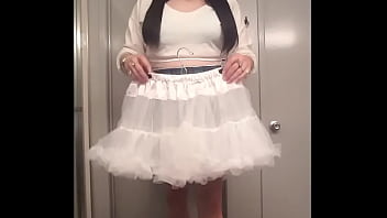 Preview 1 of Nikki Mr Big - Wearing Petticoats With Short A-Line Skirts