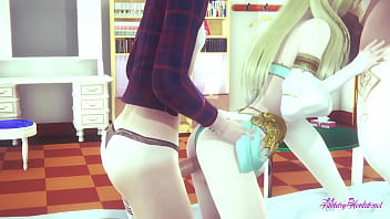 Preview 2 of Czech Hospital Masage - Yaoi Femboy Yuki 3D - Yuki blowjob and fucked in a threesome - Sissy femboy manga anime Japanese Gay Video