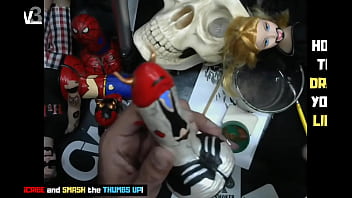 Preview 4 of Swimming Poll Xxx - Unfinished dildo business - It&#039_s time to paint some little devils