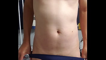 Preview 2 of Forcing Friend Wife And Sex - G-string underware boy