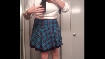 Preview 1 of Only Girl Cloth Changing In Room - Would You Like Me To Stay After Class Today Outfit Video