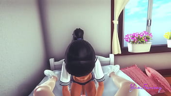 Preview 2 of Pon Hd Indonesia - Yaoi Femboy Simon - How can this femboy hold that huge dick?