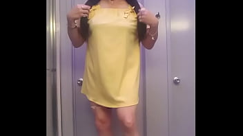 Preview 2 of Xxxxxof Sani Leon - Yellow Sunshine Bows Outfit Video