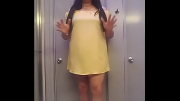 Preview 4 of Xxxxxof Sani Leon - Yellow Sunshine Bows Outfit Video