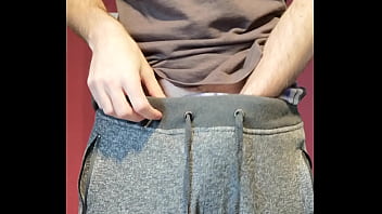 Preview 1 of Zoom Anus - Young boy stripping in kitchen and playing with himself until cumming