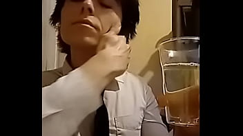 Preview 3 of Ass Anxxn - Criss drinks his piss after
